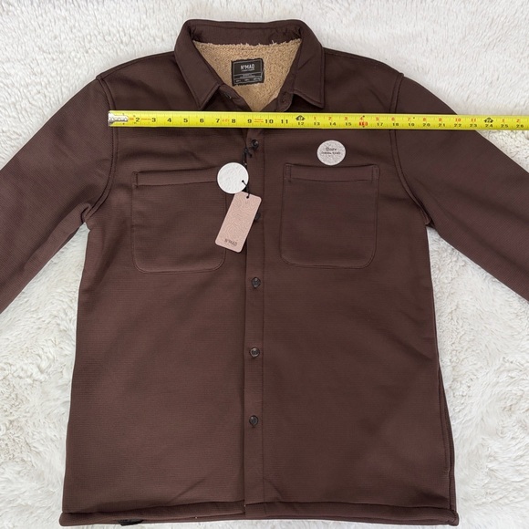 NoMAD by Craft +Flow,CozySherpa ,Men's Brown Jacket - Picture 11 of 17